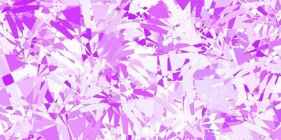 Light Purple vector background with polygonal forms.