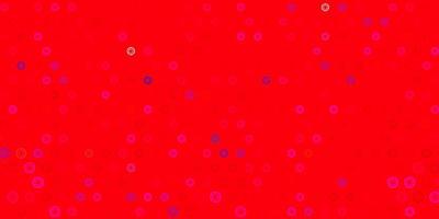 Light Red vector pattern with magic elements.