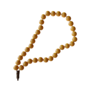 3D Render ilustración cuentas de oración png