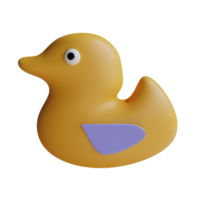 3d render illustration duck png