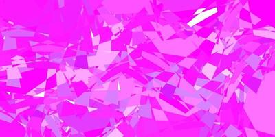 Light Purple, Pink vector background with polygonal forms.