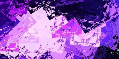 Light Purple vector layout with triangle forms.