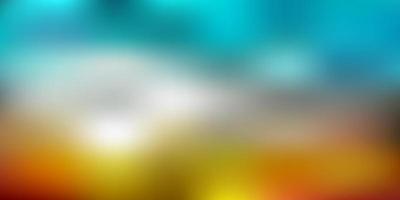 Light blue, yellow vector abstract blur drawing.