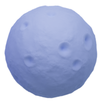 3D entzückender Mond png
