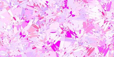 Light Purple, Pink vector template with triangle shapes.