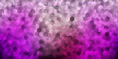 Dark purple, pink vector template in a hexagonal style.