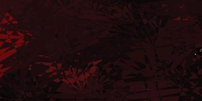 plantilla de vector rojo oscuro con formas abstractas.