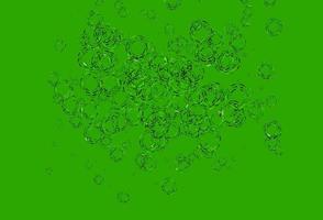 Light Green vector template with circles.