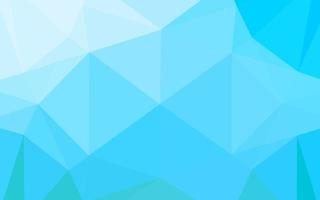 Light BLUE vector hexagon mosaic template.