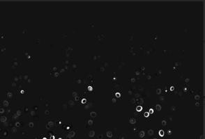 Light Black vector texture with disks.