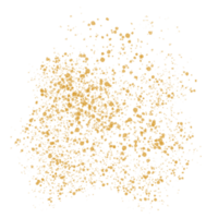 oro schizzare dipingere spruzzo png