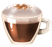 cup of cappuccino png