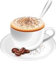 cup of cappuccino png