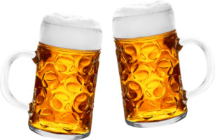 two glass of beer png