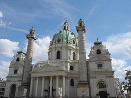 Karlskirche church in Vienna photo