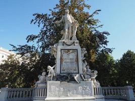 Mozart Monument in Vienna photo
