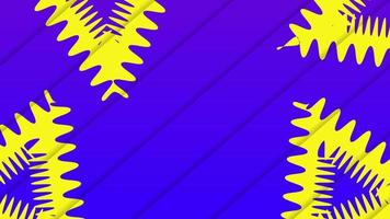 fondo de banner de diseño moderno color azul y amarillo abstracto vector