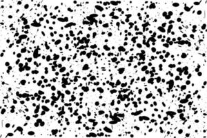 Black and white Abstract background made of paint droplets, blots and splashes. Vector illustration