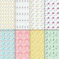 Seamless pattern collection vector