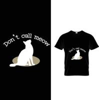 Best cat lover T-shirt design vector