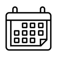 ilustración vectorial gráfico de calendario, fecha, icono de evento vector