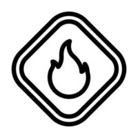 diseño de icono de fuego vector