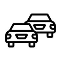 Traffic Jam Icon Design vector