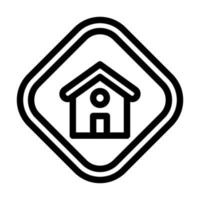 Residence Icon Design vector