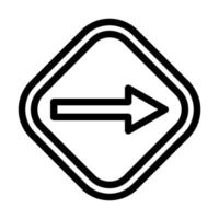 Right Way Icon Design vector