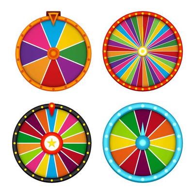 Fortune Wheel isolated on white background