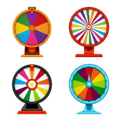 Fortune Wheel isolated on white background