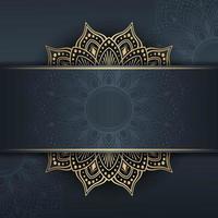 golden mandala  vintage ornament  background luxury vector