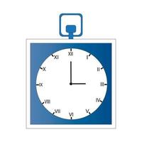 clock drop icon logo vector design