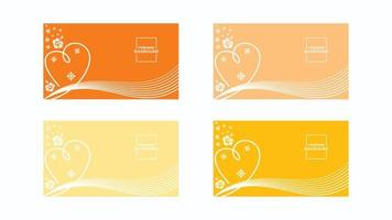 Feminine set background vector