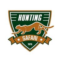 Hunting sport club vector sign