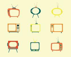 Retro TV Vector Set