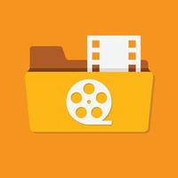 movie icon vector