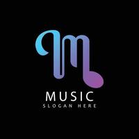 music logo icon vector