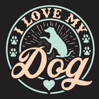 Dog T shirt Vector