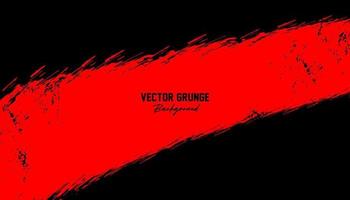 abstrac red and black grunge background design vector