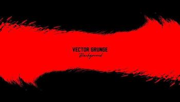 vector de diseño de fondo abstracto grunge rojo y negro