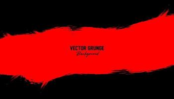 abstrac red and black grunge background design vector