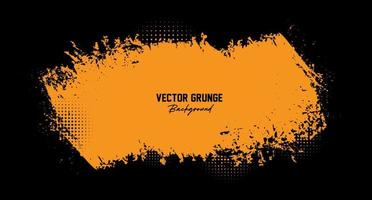 vector de diseño de fondo de textura grunge amarillo abstracto