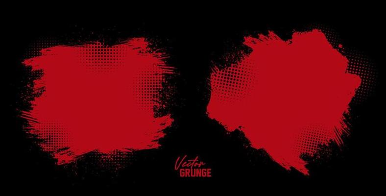 abstract red grunge splat texture background design vector