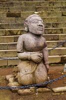 SCULPTURES - Reliefs of historical relics around the western slopes of Mount Lawu, estimated to have been built around the 14th-15th century AD. photo