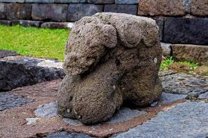SCULPTURES - Reliefs of historical relics around the western slopes of Mount Lawu, estimated to have been built around the 14th-15th century AD. photo
