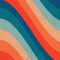 wavy retro groove background with swirling rays. vector illustration. The pattern is in the style of the seventies and sixties. Hippie style design