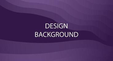 Abstract wave line pattern motion graphic design for banner and template gradient purple background. vector