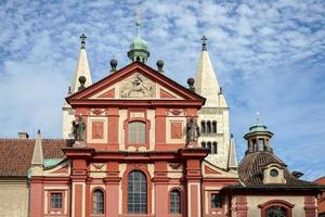 Prague, Czech Republic, 2014. The Saint George's Basilica in the Castle area of Prague photo