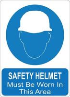 work safety sign vector design